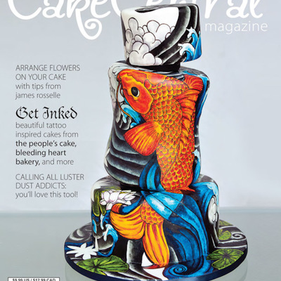 Behind the Scenes on Kaysie Lackey's Tattooed Cover Cake on Cake Central