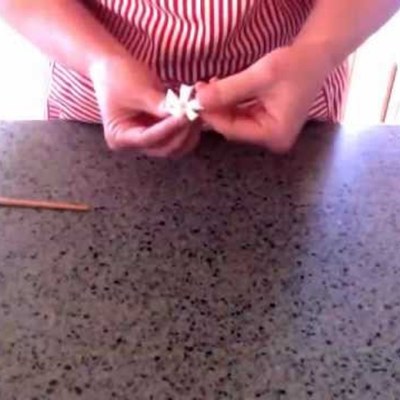 How to Make Stephanotis Without Cutters on Cake Central