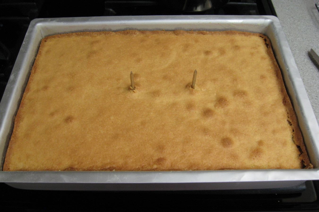 Shrinking Cake Layers