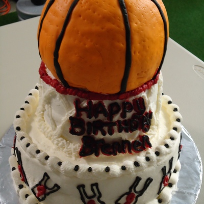 Basketball Net Birthday Cake Basketball Net Birthday Cake
