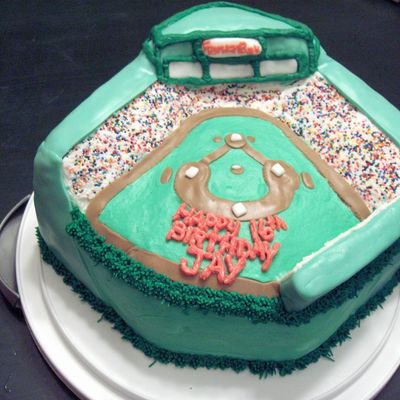 Fenway Park Baseball Field Cake Fenway Park Baseball Field Cake