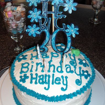 Flower Birthday Cake Flower Birthday Cake