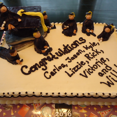 Group Graduation Cake Group Graduation Cake