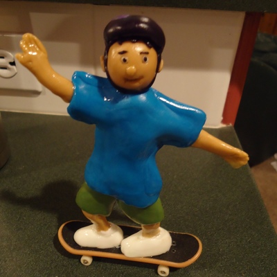 Fondant Skateboarder Fondant Skateboarder