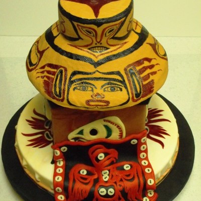 Haida-Tlingit Inspired Competition Cake Haida-Tlingit Inspired Competition Cake