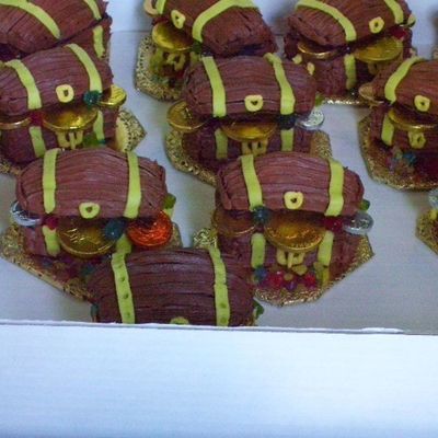 Mini Treasure Chests To Go With Pirate Map Cake Mini Treasure Chests To Go With Pirate Map Cake
