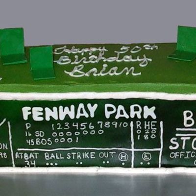 Fenway Green Monster on Cake Central