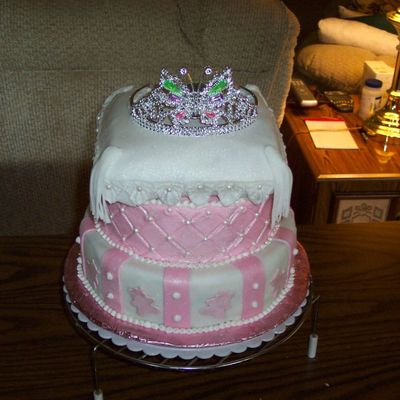 Baby Princess Tiara Cake Baby Princess Tiara Cake