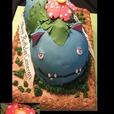 Pokemon Venusaur Birthday Cake Pokemon Venusaur Birthday Cake