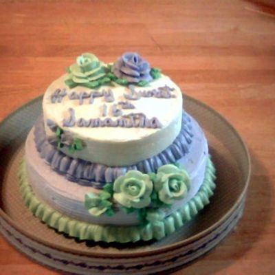 Green And Purple on Cake Central