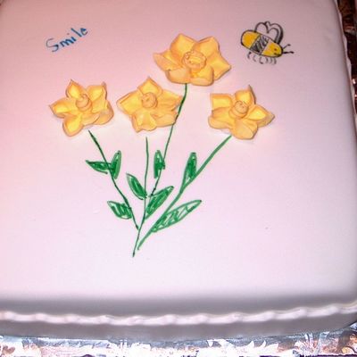 Cheer Up Cake My 8 Yr Old Son Made For His Teacher. Cheer Up Cake My 8 Yr Old Son Made For His Teacher.