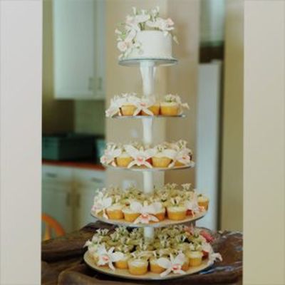 Orchid And Stephanotis Cupcake Wedding Orchid And Stephanotis Cupcake Wedding