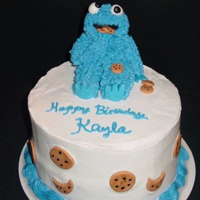 Cookie Monster Cake Cookie Monster Cake