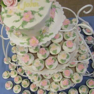 Pink Apple Blossoms Cupcakes Pink Apple Blossoms Cupcakes