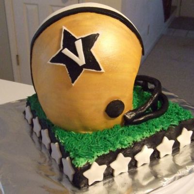 Vanderbilt Football Helmet Cake Vanderbilt Football Helmet Cake