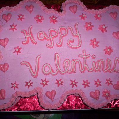 First Cupcake Valentine Cake First Cupcake Valentine Cake