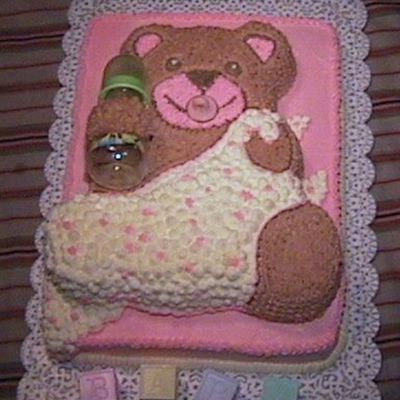 "baby's Security Blanket" Cake "baby's Security Blanket" Cake