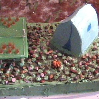 Groom's Cake - Camping Groom's Cake - Camping