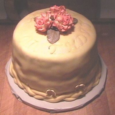 Fondant Birthday Cake Fondant Birthday Cake