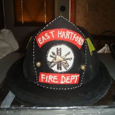 Fire Helmet-Used Tutorial On Cc on Cake Central