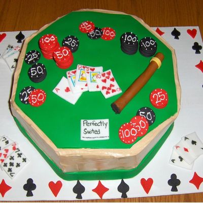 Poker Table Grooms Cake Poker Table Grooms Cake