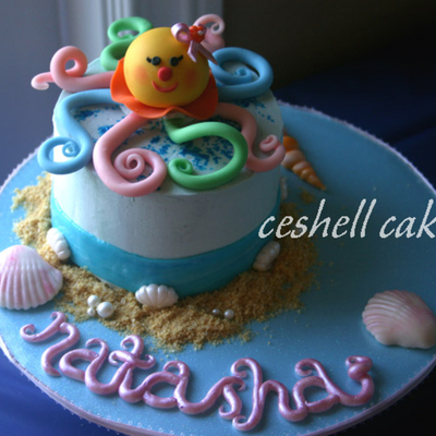 Octopus Smash Cake Octopus Smash Cake