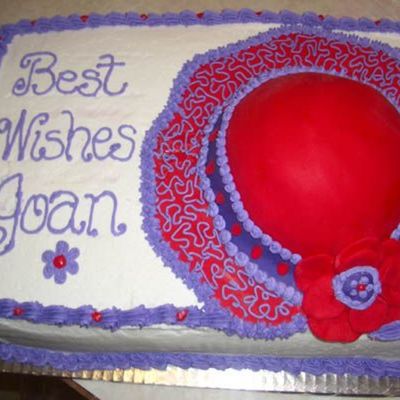 Red Hat Retirement Cake Red Hat Retirement Cake