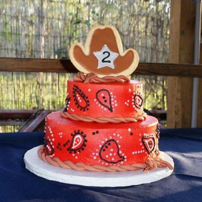 Cowboy's Bandana Cake Cowboy's Bandana Cake