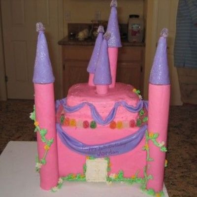 Pink Castle Cake Pink Castle Cake
