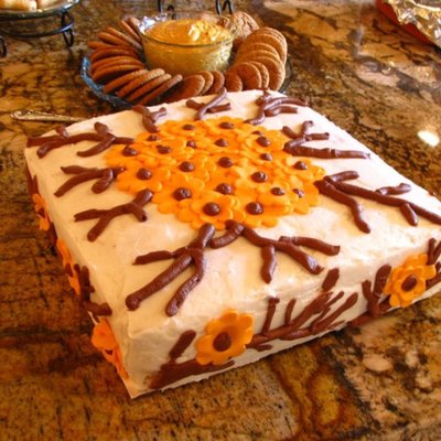 Fall Reception Cake Fall Reception Cake