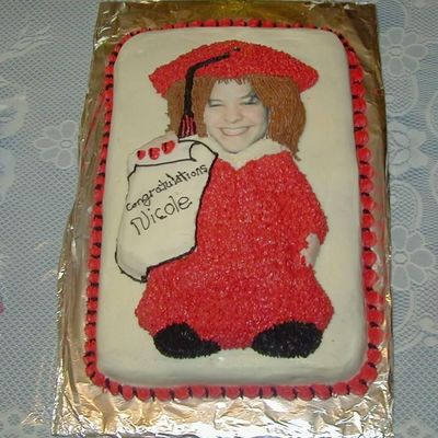 Nicoles Grad Cake Nicoles Grad Cake