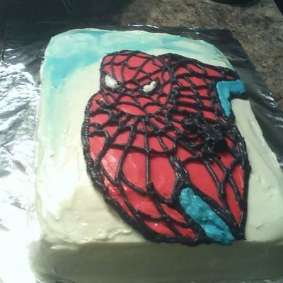 Spiderman Birthday Cake Spiderman Birthday Cake