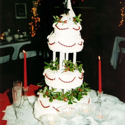 A Christmas Wedding on Cake Central