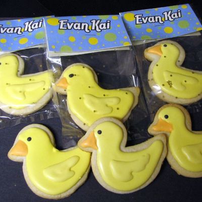 Baby Shower Rubber Ducky Cookies Baby Shower Rubber Ducky Cookies
