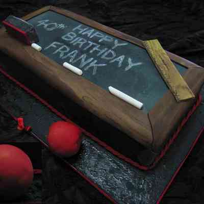 Black Board Chalk Board Teachers Cake Black Board Chalk Board Teachers Cake