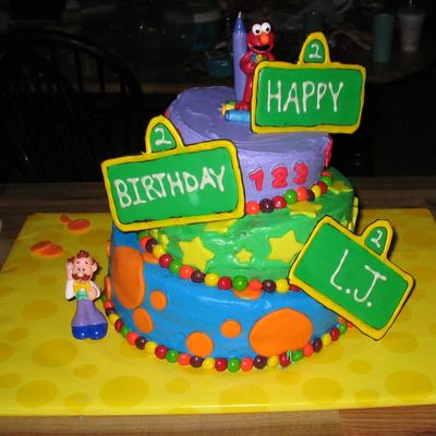Whimsical Elmo Cake Whimsical Elmo Cake