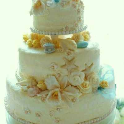 Beach Side Wedding on Cake Central