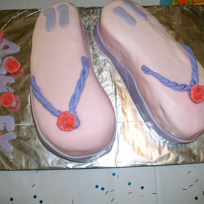 Birthday 11 Year Old Girl...flip Flops Birthday 11 Year Old Girl...flip Flops