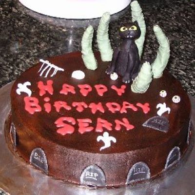 Halloween And Birthday Cake Halloween And Birthday Cake