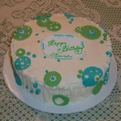 Blue & Green For A Man on Cake Central