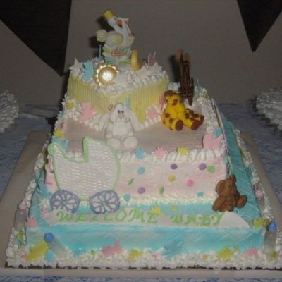Baby Shower Cake For 4 Baby Shower Cake For 4