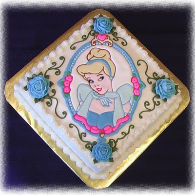 Disney Cinderella Colorflow Cake Disney Cinderella Colorflow Cake