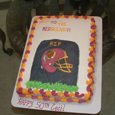 50Th Birthday/redskins 50Th Birthday/redskins