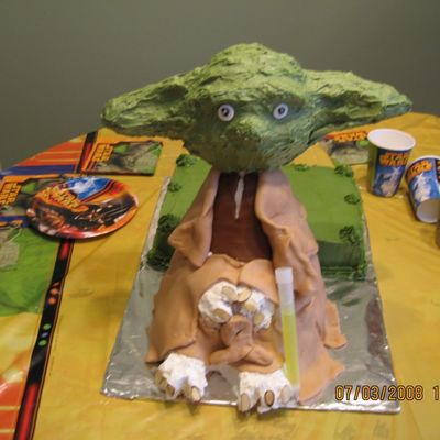Yoda Star Wars Character Cake Yoda Star Wars Character Cake