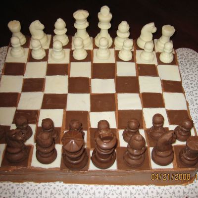 White And Dark Chocolate Chess Board Cake White And Dark Chocolate Chess Board Cake