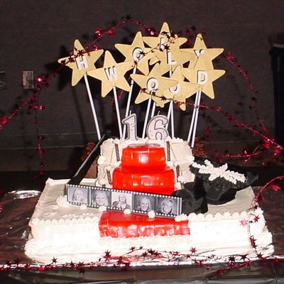 Sweet 16 Hollywood Star Red Carpet Cake Sweet 16 Hollywood Star Red Carpet Cake
