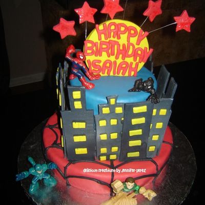 Spider Man 3 Cake Spider Man 3 Cake