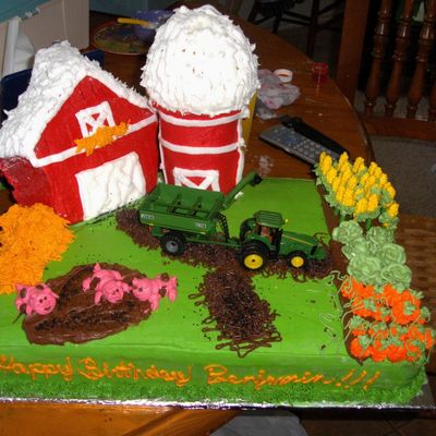 Farm Birthday Cake Farm Birthday Cake