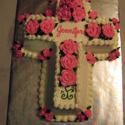 Pink Roses Cross Pink Roses Cross