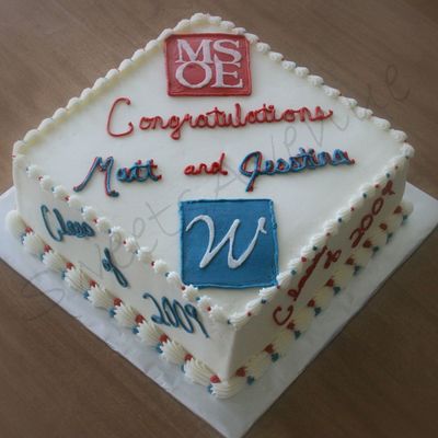 Dual Graduation Cake Dual Graduation Cake